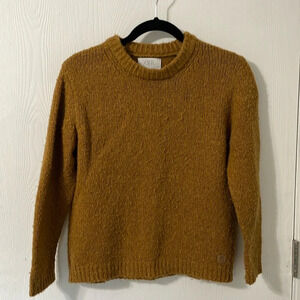 Zara Knit Young Collective Girls Golden Sweater Size 10